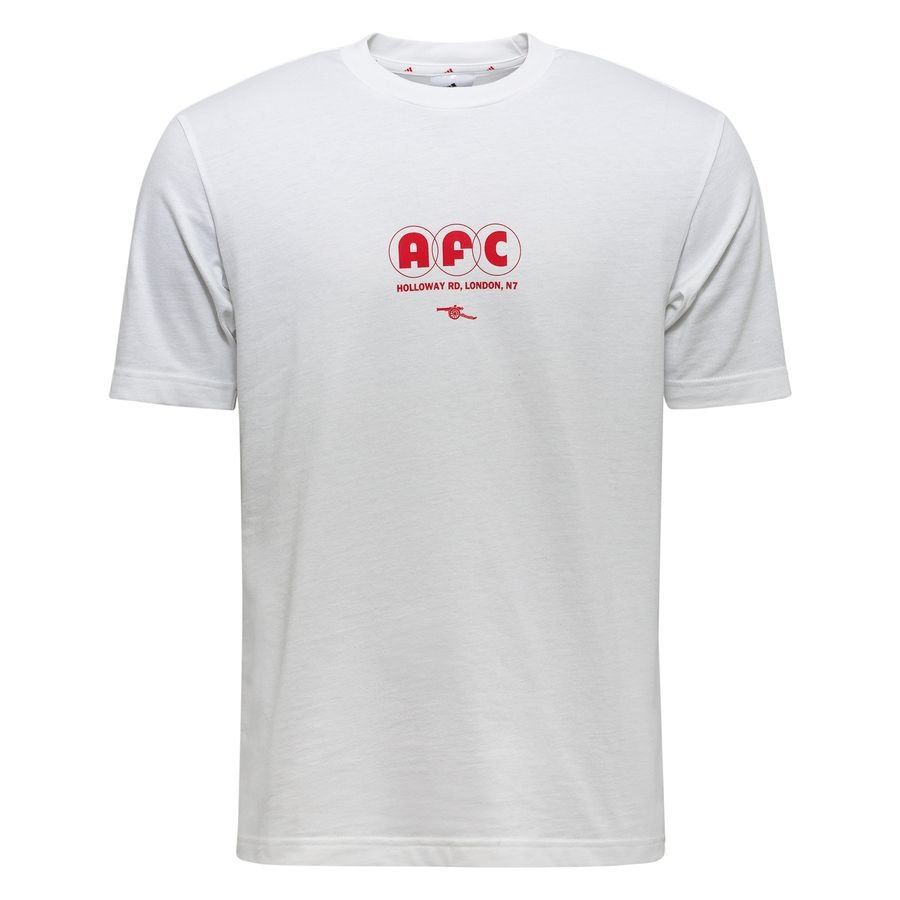 Arsenal T-Shirt Graphic - White - Men's-SoccerKits Hub | Buy Soccer Jerseys Online